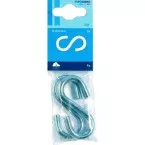 Set of 4 S Hooks Diameter 3.8mm Height 35mm / 4 pieces