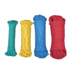 Corde polypropylène multicolore en tresse Ø5 x 20m / 20m