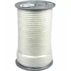 White Nylon Rope Reel Ø6 x 100m / 100m