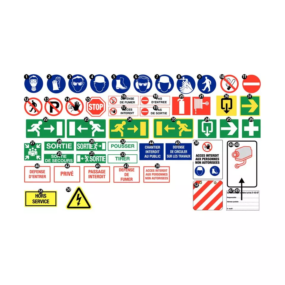 Pictogram: fiche voor picto FG981780...