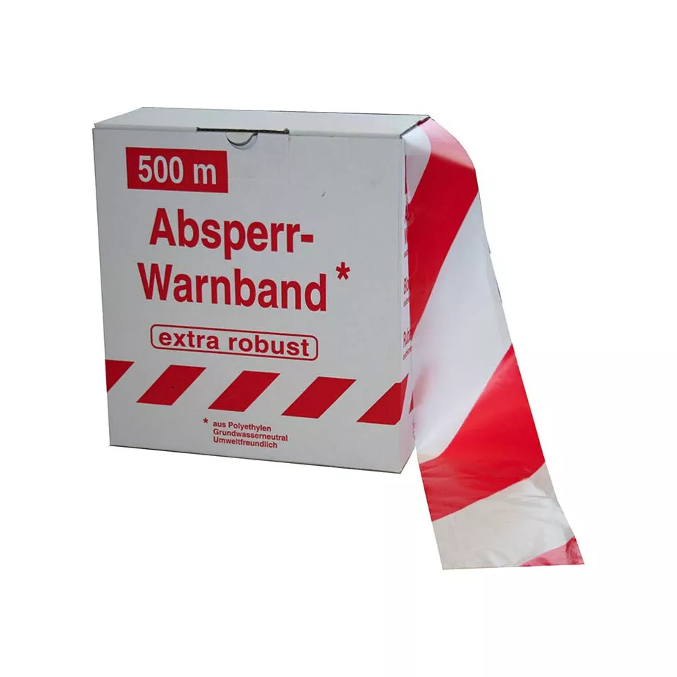 Red and White Barrier Tape 100m / 100m
