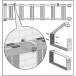 Lockable Ladder Bracket with Padlock / pc