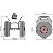 Self-Locking Transport Trolley per piece