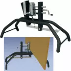 Verticale pers voor Virutex panelen Verti Press / pce