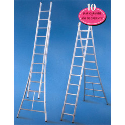 Convertible Ladder 2 Sections Solide C 2x8 Rungs per Piece