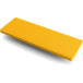 cales de vitrage en plastique 100x60x4mm Jaune / 500pce