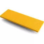cales de vitrage en plastique 100x60x4mm Jaune / 500pce