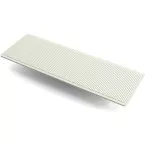 cales de vitrage en plastique 100x60x1mm Blanc / 500pce