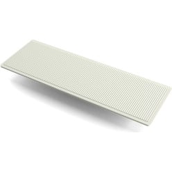 cales de vitrage en plastique 100x50x1mm Blanc / 500pce