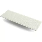 cales de vitrage en plastique 100x44x1mm Blanc / 500pce