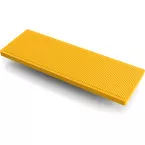 cales de vitrage en plastique 100x40x4mm Jaune / 1000pce