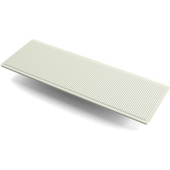 kunststof beglazingsblokjes 100x34x1mm Wit / 1000pce