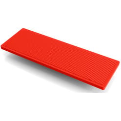 cales de vitrage en plastique 100x32x3mm Rouge / 1000pce