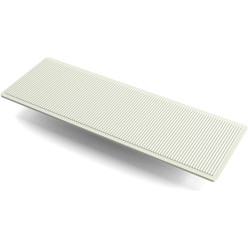 kunststof beglazingsblokjes 100x32x1mm Wit / 1000pce