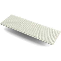 kunststof beglazingsblokjes 100x28x1mm Wit / 1000pce