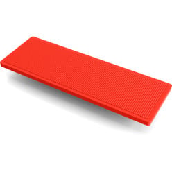cales de vitrage en plastique 100x26x3mm Rouge / 1000pce