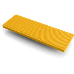 kunststof beglazingsblokjes 100x24x4mm Geel / 1000pce