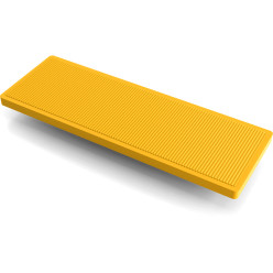 kunststof beglazingsblokjes 100x22x4mm Geel / 1000pce