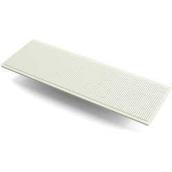 kunststof beglazingsblokjes 100x20x1mm Wit / 1000pce