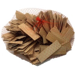 Cales plates en hêtre 80x30x1mm naturel / 200pce