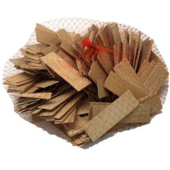 Cales plates en hêtre 80x26x1mm naturel / 200pce