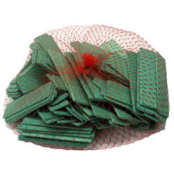 Platte blokjes in beuk 80x22x3mm groen / 100pce