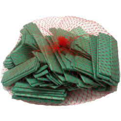 Platte blokjes in beuk 80x20x3mm groen / 100pce
