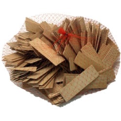 Cales plates en hêtre 80x20x1mm naturel / 200pce