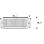 Cales plates universelles 50x16x1,3mm / 1000pce
