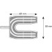 Flat Fork Spacers with Pre-Cut Notch 60x50mm / 600 pieces