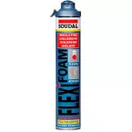 Mousse PU Soudal Flexifoam pistolable 750ml click & fix / 750ml
