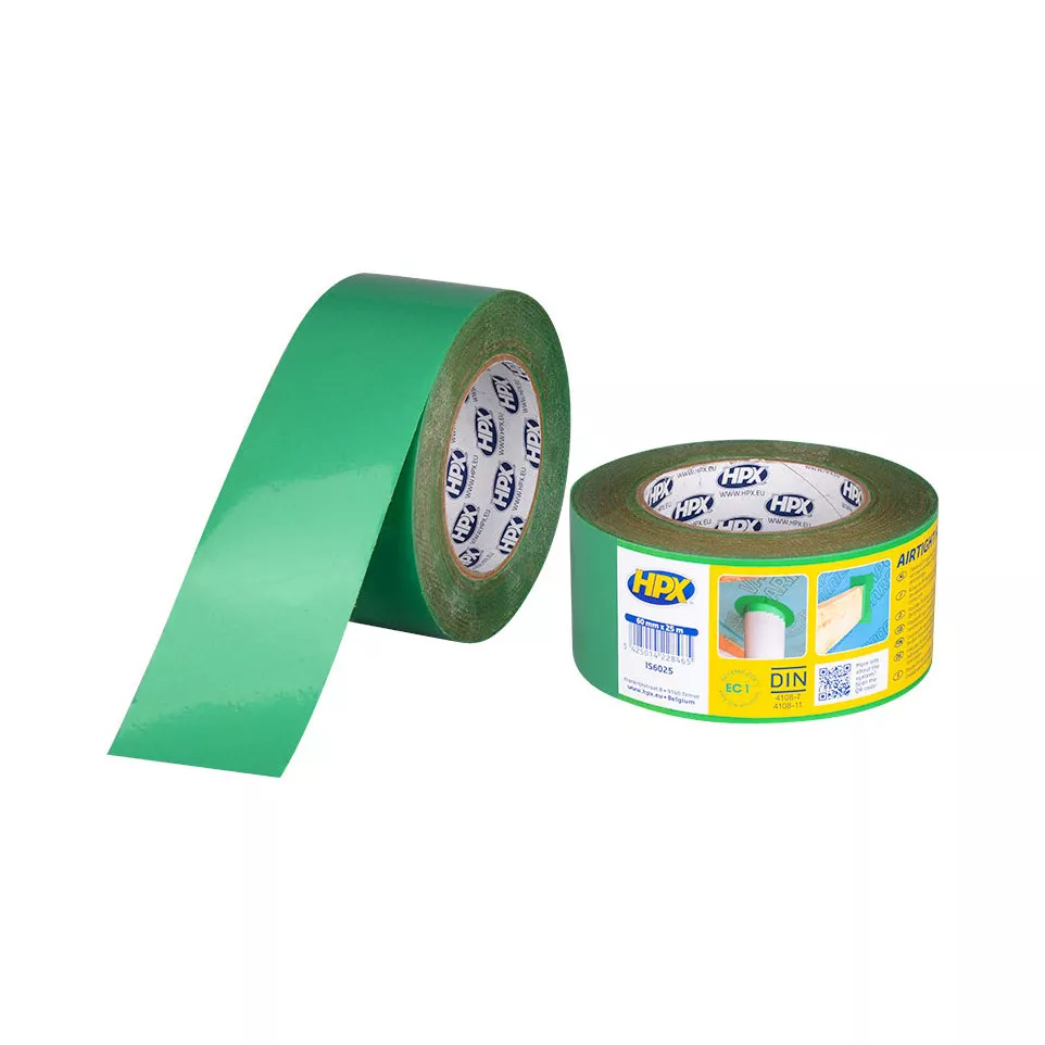 Ruban HPX film PE vert 60mm x 25m / 25m