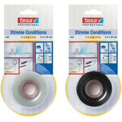 Tape silicone de réparation Tesa XTREm CONDITIONS noir / 3m