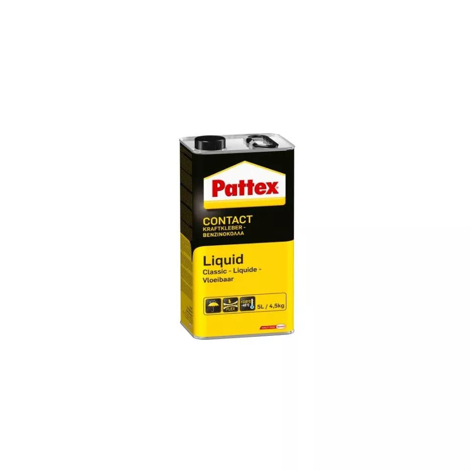 Colle de contact liquide Patex 4,5kg...