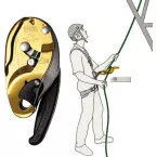Descendeur auto-freinants Petzl I'D / pce