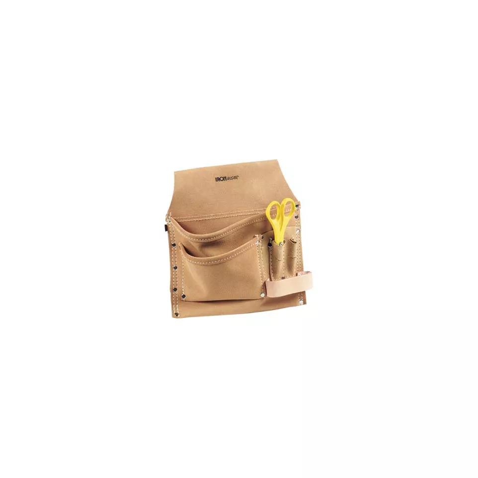 Porte-clous 5 poches en cuir / pce