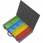 Coffret métallique multi-cases 440x330x66mm / pce