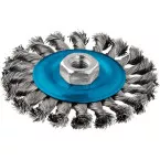 Brosse circulaire à fils torsadés / pce