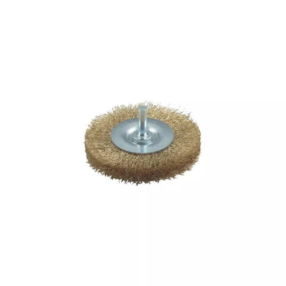 Brosse circulaire à fils ondulés...