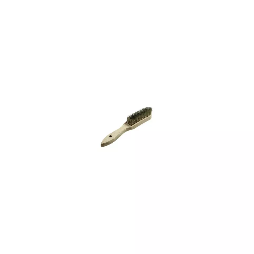 Wooden Handle Brass Wire Brush per piece