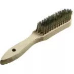 Wooden Handle Brass Wire Brush per piece