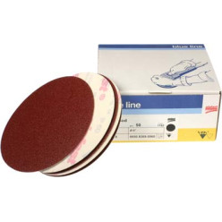 Zelf-grijpende schijf zonder gat Ø150mm SIA P60 / 50pce