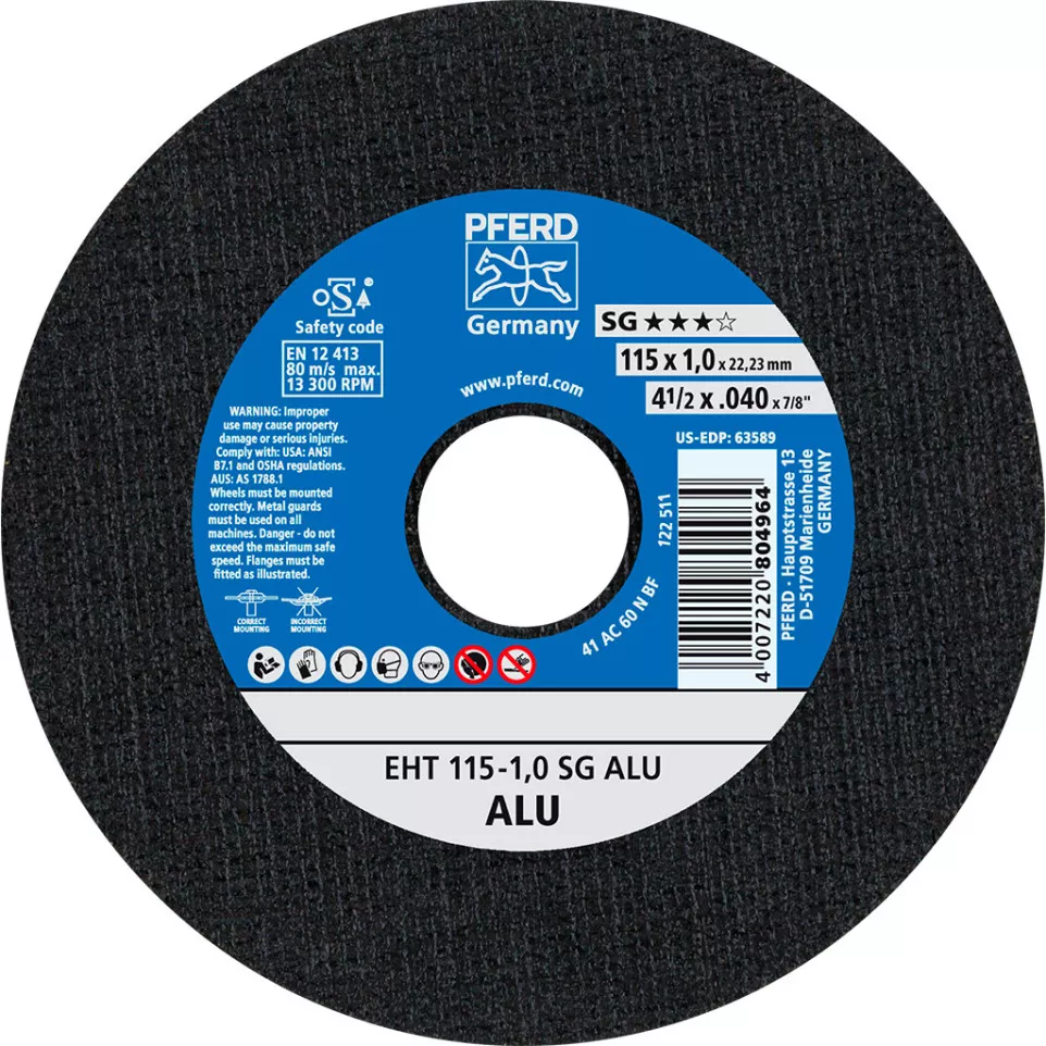 PFERD Aluminum Cut-Off Wheel SG...
