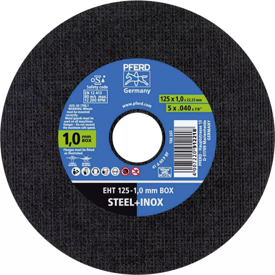 PFERD EHT 125x1mm Cutting Disc for...