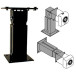 Extension for Floor and Wall Magnetic Retainer for Retainer 835128 and 835136 / pc