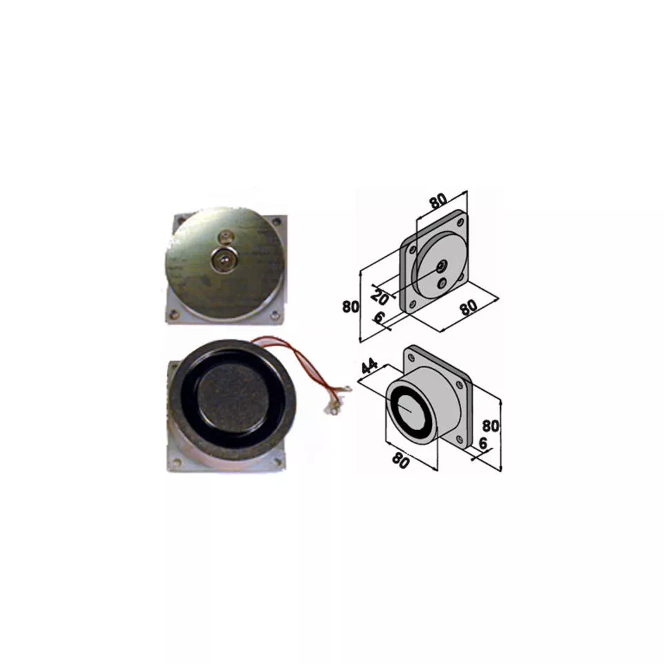 Powerful wall-mounted magnetic door...