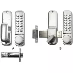 Mechanical Combination Surface-Mounted Deadbolt Lock per piece