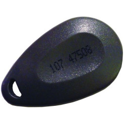 PBX1-E Vinox-C zwarte sleutelhanger badge / pce