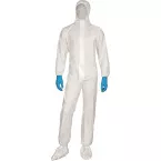 Disposable White Chemical Protective Coverall XXL per piece