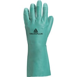 Groene nitril handschoenen 33cm VE802 het paar M 9/10 / pce